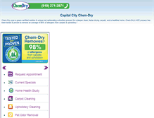 Tablet Screenshot of capitalcitychemdry.com